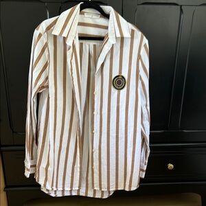 Morgan Stewart Sport Button Down Shirt